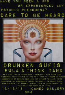 Druken Sufis w/ EULA, Think Tank & Sal P's Improv Project @Cameo Gallery 12/12/13!!
