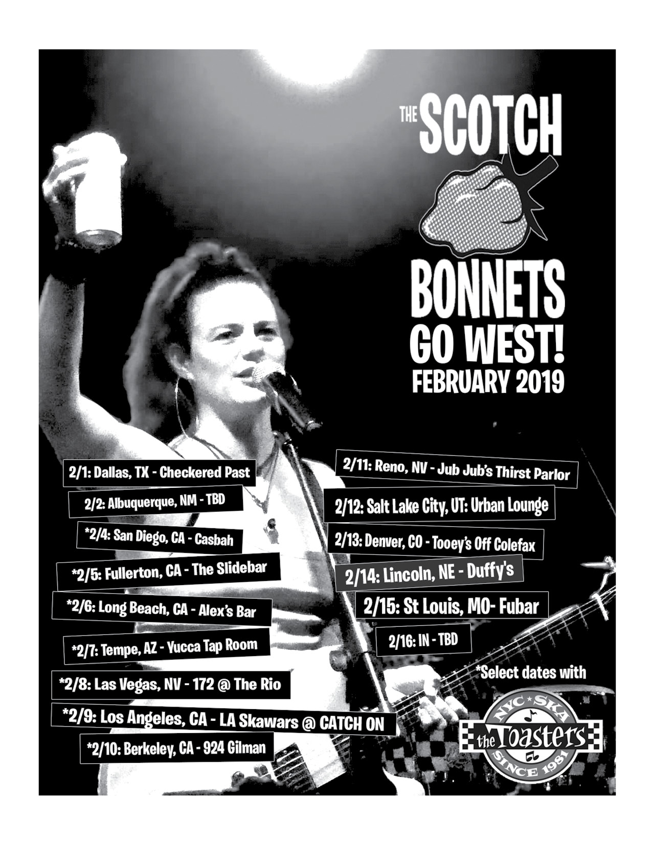 Go West, good Bonnets! This February!