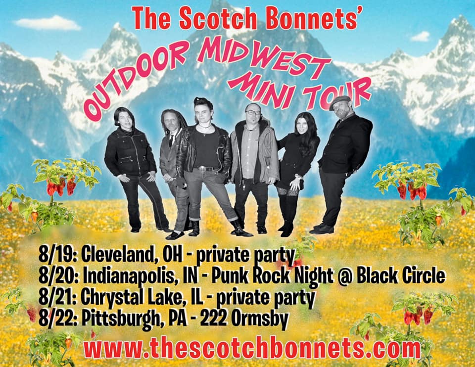 All outdoor, Midwest mini-tour, August 19-22!