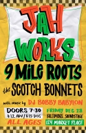 TOMORROW!!! Last show of the year, with Jah Works!